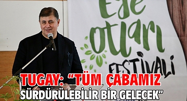 Tugay: “Tüm çabamız sürdürülebilir bir gelecek”