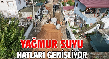 Yağmur suyu hatları genişliyor