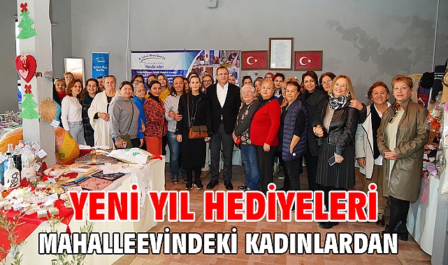 Yeni yıl hediyeleri mahalleevindeki kadınlardan