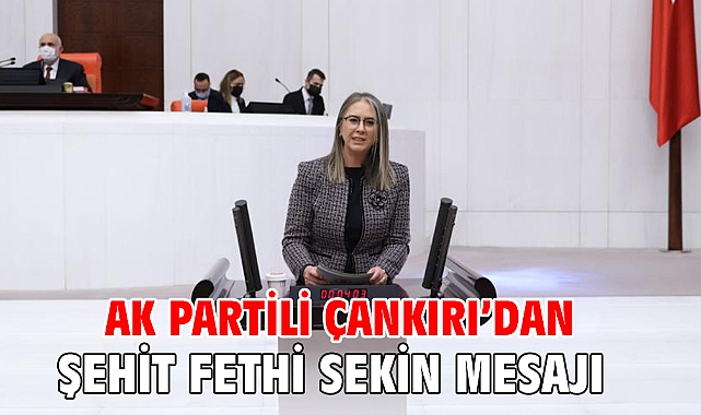 AK Partili Çankırı’dan Şehit Fethi Sekin Mesajı