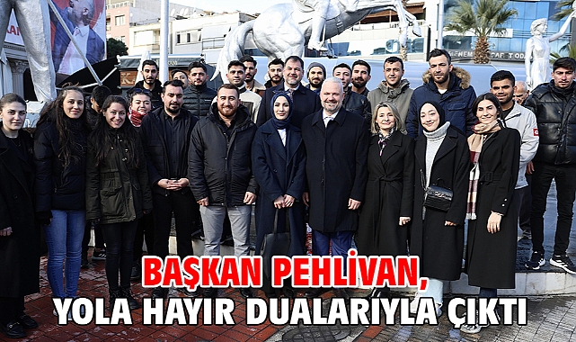 Başkan Pehlivan, Yola Hayır Dualarıyla Çıktı