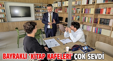 Bayraklı 'kitap kafeleri' çok sevdi