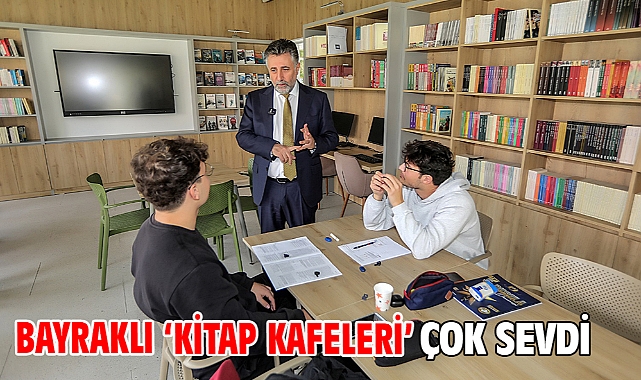 Bayraklı 'kitap kafeleri' çok sevdi