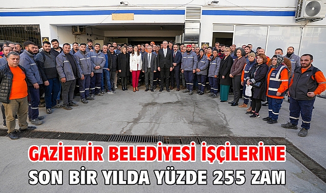 Gaziemir Belediyesi işçilerine son bir yılda yüzde 255 zam