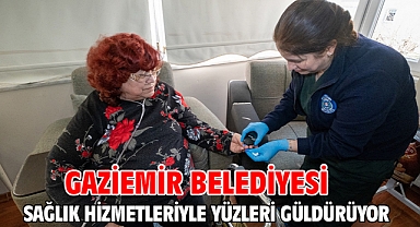 Gaziemir Belediyesi sağlık hizmetleriyle yüzleri güldürüyor