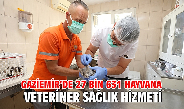 Gaziemir'de 27 bin 631 hayvana veteriner sağlık hizmeti