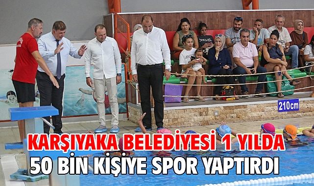 Karşıyaka Belediyesi 1 yılda 50 bin kişiye spor yaptırdı