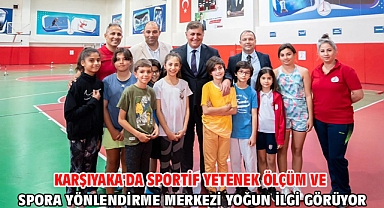 Karşıyaka'da Sportif Yetenek Ölçüm ve Spora Yönlendirme Merkezi yoğun ilgi görüyor