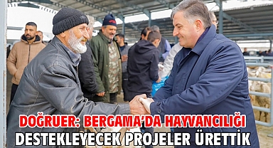 Bergama’da hayvancılığı destekleyecek projeler ürettik