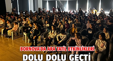 Bornova’da ara tatil etkinlikleri dolu dolu geçti