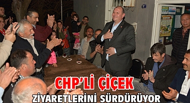 CHP’li Çiçek Ziyaretlerini Sürdürüyor