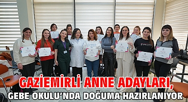 Gaziemirli anne adayları, Gebe Okulu’nda doğuma hazırlanıyor