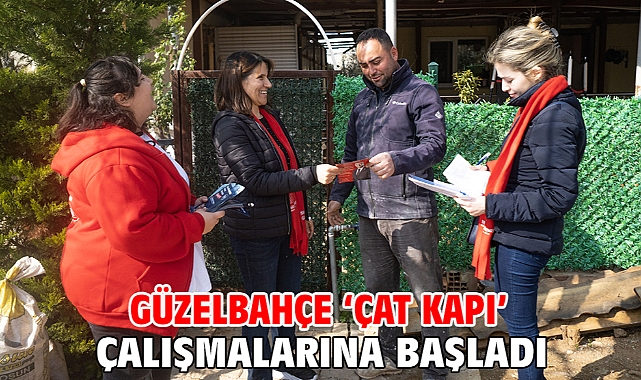 Güzelbahçe 'Çat Kapı' Çalışmalarına Başladı