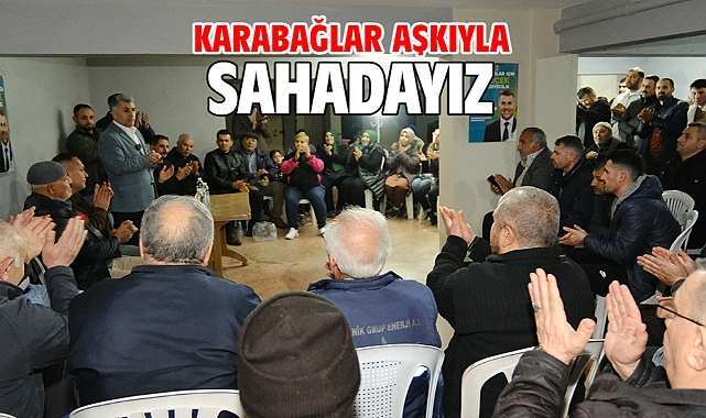 Karabağlar aşkıyla sahadayız