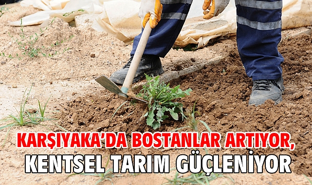 Karşıyaka’da bostanlar artıyor, kentsel tarım güçleniyor