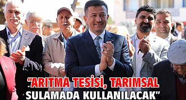 “Arıtma Tesisi, Tarımsal Sulamada Kullanılacak”