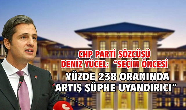 Chp Parti Sözcüsü Deniz Yücel: