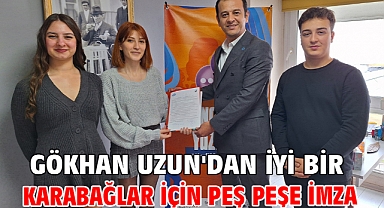 Gökhan Uzun'dan İYİ bir Karabağlar için peş peşe imza