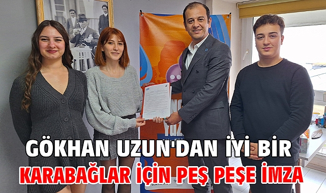 Gökhan Uzun'dan İYİ bir Karabağlar için peş peşe imza