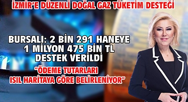 İzmir'e Düzenli Doğal Gaz Tüketim Desteği