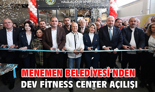 Menemen Belediyesi’nden Dev Fitness Center Açılışı