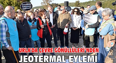 Urla’da Çevre Gönüllüleri’nden Jeotermal Eylemi!