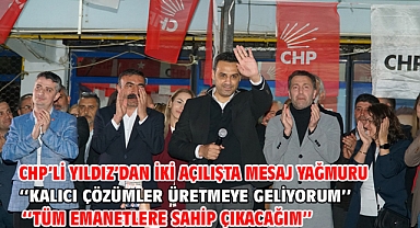 Yıldız’dan iki açılışta mesaj yağmuru