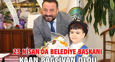 23 Nisan'da Belediye Başkanı Kaan Bağçivan oldu