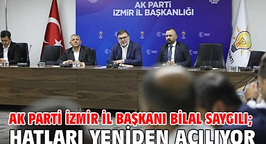 AK Parti İzmir İl Başkanı Bilal Saygılı; “Kum saati işlemeye başladı.”