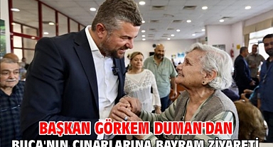 Başkan Görkem Duman'dan Buca'nın çınarlarına bayram ziyareti