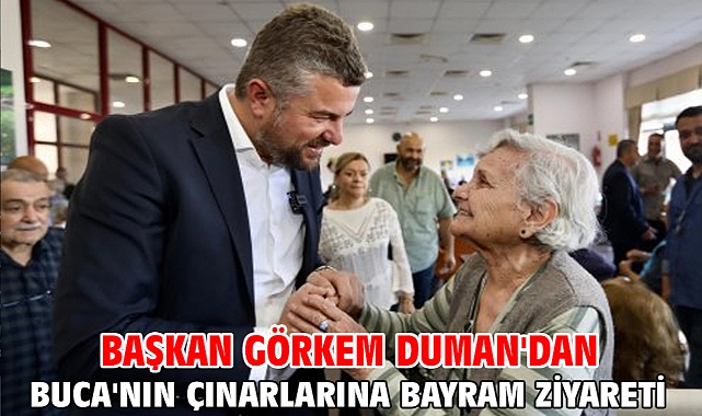 Başkan Görkem Duman'dan Buca'nın çınarlarına bayram ziyareti