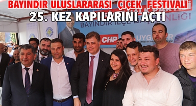 Bayındır Uluslararası Çiçek Festivali 25. Kez Kapılarını Açtı