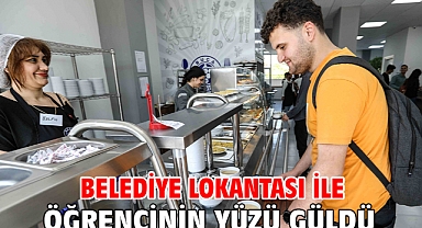 BELEDİYE LOKANTASI İLE ÖĞRENCİNİN YÜZÜ GÜLDÜ