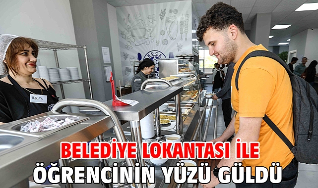BELEDİYE LOKANTASI İLE ÖĞRENCİNİN YÜZÜ GÜLDÜ