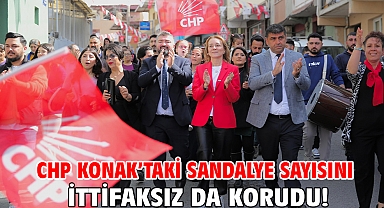 CHP Konak’taki sandalye sayısını ittifaksız da korudu!
