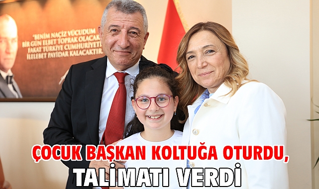 Çocuk Başkan Koltuğa Oturdu, Talimatı Verdi