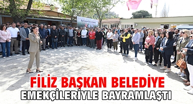 Filiz Başkan Belediye Emekçileriyle Bayramlaştı