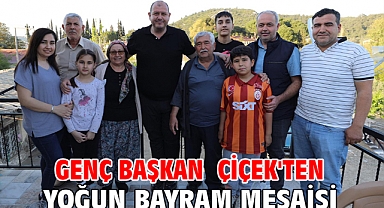 Genç Başkan Çiçek'ten Yoğun Bayram Mesaisi