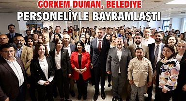 Görkem Duman, Belediye Personeliyle Bayramlaştı