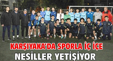 Karşıyaka’da sporla iç içe nesiller yetişiyor