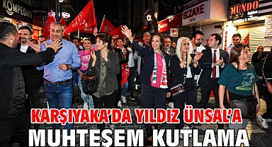 Karşıyaka’da Yıldız Ünsal’a muhteşem kutlama!