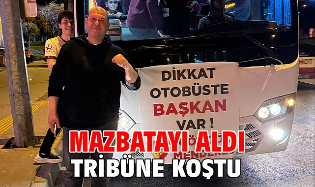 Mazbatayı Aldı Tribüne Koştu