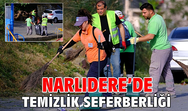 Narlıdere’de Temizlik Seferberliği