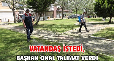 Vatandaş istedi, Başkan Önal talimat verdi