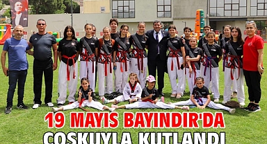 19 Mayıs Bayındır'da Coşkuyla Kutlandı