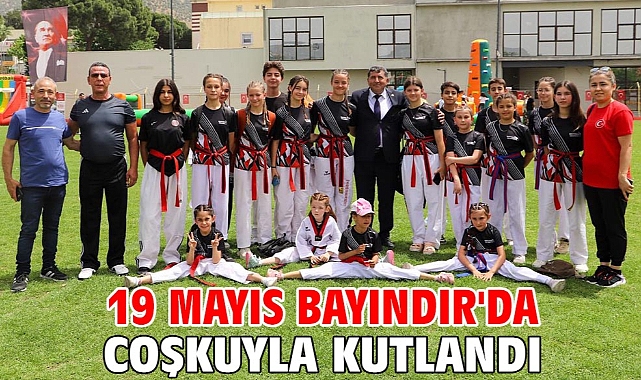 19 Mayıs Bayındır'da Coşkuyla Kutlandı