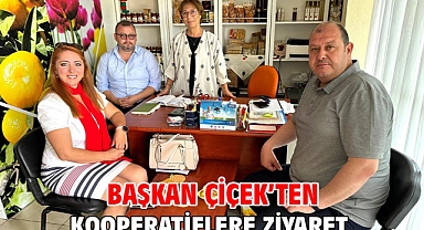 Başkan Çiçek’ten Kooperatiflere Ziyaret