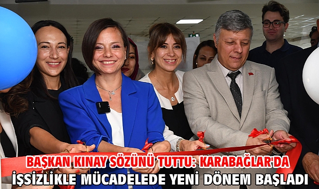 Başkan Kınay sözünü tuttu: Karabağlar'da işsizlikle mücadelede yeni dönem başladı