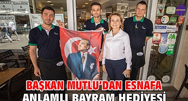 Başkan Mutlu’dan esnafa anlamlı bayram hediyesi