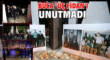 Buca 'üç fidan'ı unutmadı